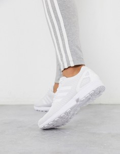 Белые кроссовки adidas Originals ZX Flux-Белый