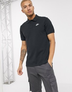 Черная футболка-поло Nike Club Essentials-Черный
