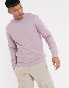 Фиолетовый свитшот из органического хлопка ASOS DESIGN