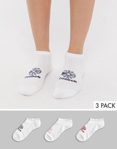 Белые носки с логотипом Reebok Classic-Мульти