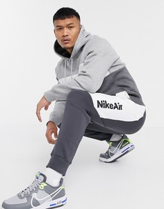 Серые джоггеры с манжетами Nike Air-Серый