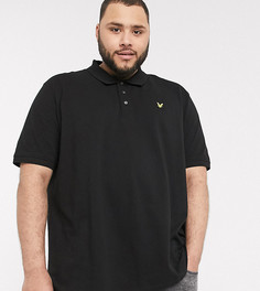 Поло черного цвета Lyle & Scott-Черный