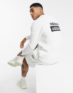 Белый свитшот с логотипом adidas Originals