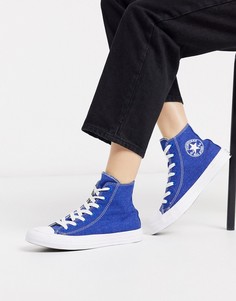 Высокие синие кеды Converse Chuck Taylor All Star-Синий