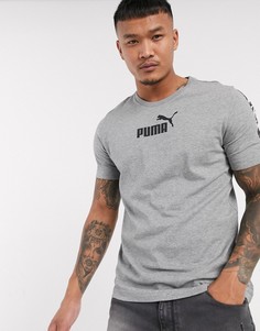 Серая футболка Puma-Серый