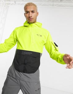 Неоново-желтая куртка Puma Running First Mile-Желтый