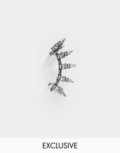 Серебристый кафф Reclaimed Vintage Inspired-Серебряный