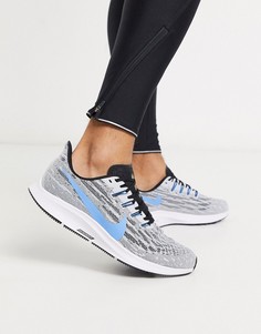 Белые кроссовки Nike Running Air Zoom Pegasus 36-Белый