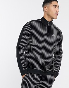 Черный джемпер с воротником-стойкой Burton Menswear MB