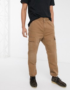 Коричневые свободные брюки карго Carhartt WIP-Коричневый
