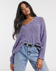 Пуловер Free People-Фиолетовый