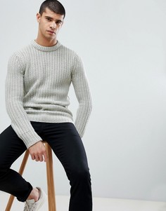 Джемпер в рубчик Brave Soul Heavy Fisherman-Коричневый