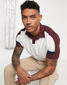 Белая футболка-поло из органического хлопка ASOS DESIGN-Белый