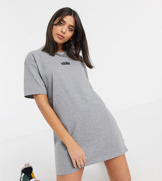Серое повседневное платье-футболка Vans эксклюзивно для ASOS-Серый