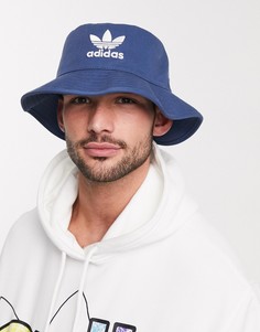 Темно-синяя панама adidas Originals-Темно-синий