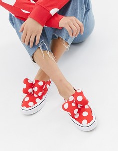 Кроссовки с красным узором в горошек Vans X Disney Authentic Gore-Мульти