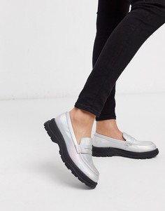 Лоферы с переливающимся эффектом ASOS DESIGN-Мульти