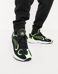 Черные кроссовки adidas Yung-1-Черный