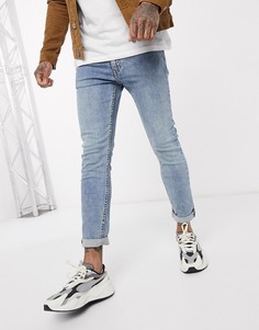 Светлые супероблегающие джинсы Levis Youth 519-Синий Levis®