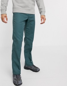 Сине-зеленые прямые брюки Dickies 874-Зеленый