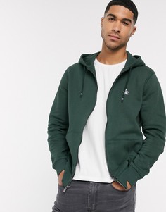 Зеленый худи на молнии Original Penguin