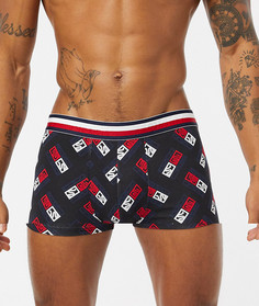 Боксеры-брифы с логотипом-флагом Tommy Hilfiger-Черный