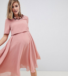 Платье миди ASOS DESIGN Maternity-Мульти