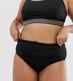 Черные плавки бикини Nike Curve-Черный