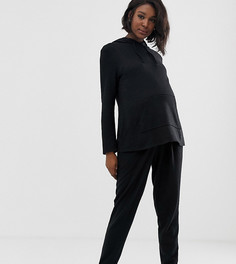 Комплект из худи и джоггеров ASOS DESIGN Maternity-Черный