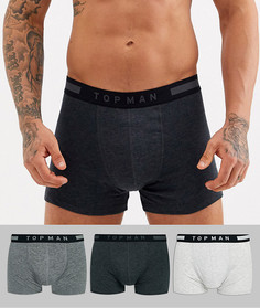 Набор из 3 разноцветных боксеров-брифов Topman-Mat