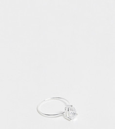 Серебряное кольцо ASOS DESIGN-Серебряный