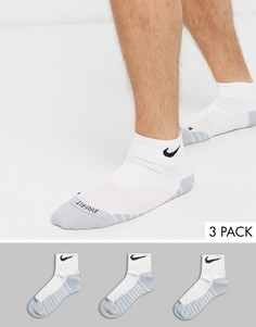 3 пары белых носков Nike Training-Белый