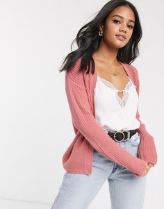 Вязаный кардиган Brave Soul-Розовый