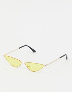 Солнцезащитные очки "кошачий глаз" SVNX-Желтый 7X