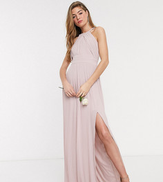 Эксклюзивное розовое платье макси TFNC Tall bridesmaid-Розовый