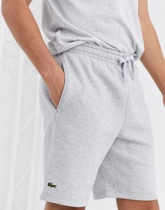 Серые базовые трикотажные шорты Lacoste-Серый