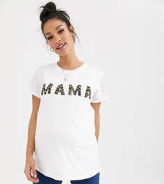 Футболка для кормления с принтом ASOS DESIGN Maternity-Мульти
