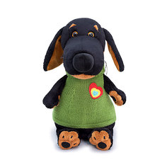 Мягкая игрушка Budi Basa Собака Ваксон в жилете с сердечком, 25 см