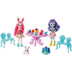 Enchantimals игровой набор Чаепитие Пэттер Павлины и Бри Кроли Mattel
