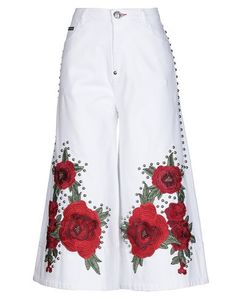 Джинсовые брюки-капри Philipp Plein