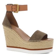 Эспадрильи SEE by CHLOE SB26152 зелено-коричневый