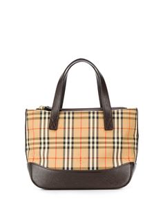 Burberry Pre-Owned маленькая сумка-тоут в клетку Vintage Check