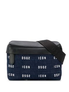 Dsquared2 джинсовая поясная сумка с логотипом