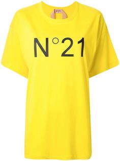 Nº21 футболка оверсайз с логотипом