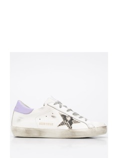 Golden Goose кеды Superstar со змеиным принтом