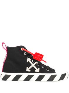 Off-White MID TOP SNEAKER BLACK WHITE