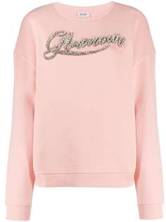 LIU JO толстовка Glamour с вышивкой