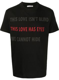 Valentino футболка This Love Has Eyes