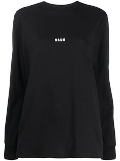 MSGM длинная толстовка с логотипом