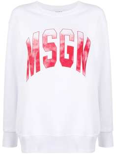 MSGM толстовка свободного кроя с логотипом